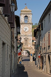 Palaia Comune in Tuscany, Italy