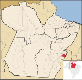 Kaart van São Geraldo do Araguaia