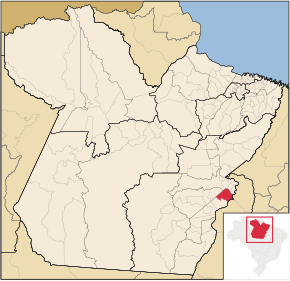 Kart over São Geraldo do Araguaia