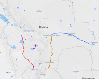 Passenger trains in Bolivia (interactive map) Passenger trains in Bolivia.png