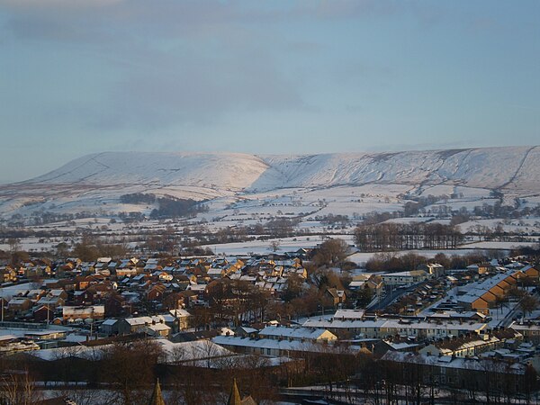 Pendle Hill in winter 2010