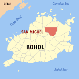 San Miguel na Bohol  Coordenadas : 10°0'N, 124°19'E