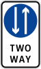 Two-way traffic (plate type)