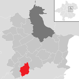 Poloha obce Piberbach v okrese Linz-vidiek (klikacia mapa)