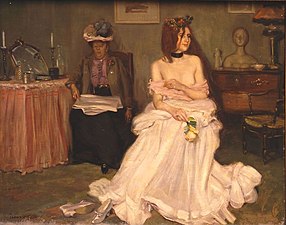 La Folle (1899), huile sur toile, Limoux, musée Petiet.