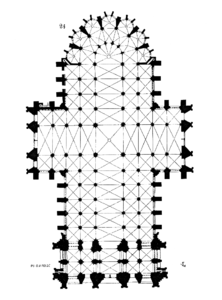 Plan of Cologne Cathedral
