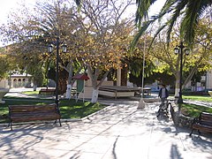 Plaza de Armas de Canela Baja.