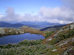 Lakes of the Clouds, below Mount Washington in the White Mountains