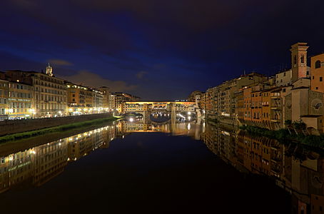 Ponte Vecchio at dusk