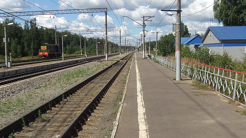 File:Potochino railway station (view from south edge of east platform).JPG