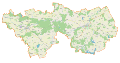 Mapa lokalizacyjna powiatu lidzbarskiego