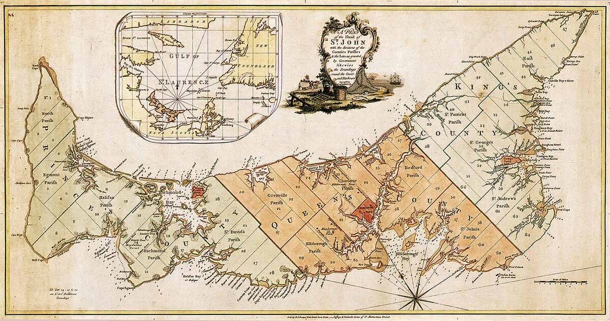 Map Of Pei Counties List of counties of Prince Edward Island   Wikipedia