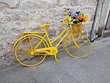 Prvić Luka - Ulica IX, bicycle flowerpot