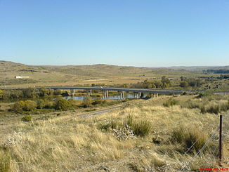 Bridge over the Zújar (road EX-115 from Quintana de la Serena to Orellana la Vieja)