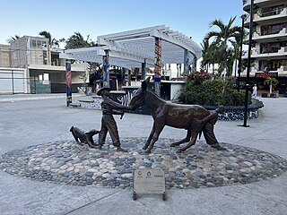 <i>Ándale Bernardo</i> Sculpture in Puerto Vallarta, Jalisco, Mexico