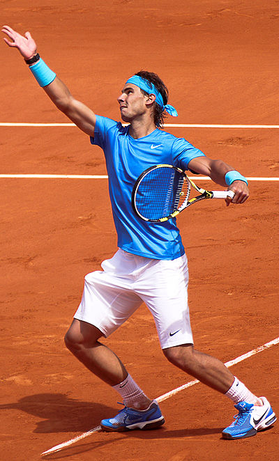 Rafael Nadal, the all-time record holder in men's singles.