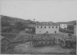 Френски войски в Раково през 1918 година