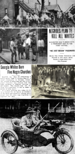 Red Summer Anti-black attacks by whites in 1919