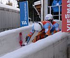 Deutsch: Vorletztes Saisonrennen im Rennrodel-Weltcup der Saison 2014/15 vom 19. bis 22. Februar 2015 in Altenberg/Erzgebirge. Tag 2: Freitagstraining. English: Luge world cup race season 2014/15 in Altenberg/Germany, 19th to 22nd Februar 2015. Day 2: Friday trainings.