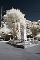 Français : Monument aux morts, Reynès (Pyrénées-Orientales, Languedoc-Roussillon, France) photographiée avec un filtre infrarouge 720 nm. Català: Monument als morts durant la Primera Guerra Mundial, Reiners (Pirineus Orientals, Llenguadoc-Rosselló, França) fotografiadat amb un filtre infraroig 720 nm. Español: Monumento a los muertos durante la Primera Guerra Mundial, Reynès (Pirineos Orientales, Languedoc-Rosellón, Francia) fotografiada con un filtro infrarrojo 720 nm.