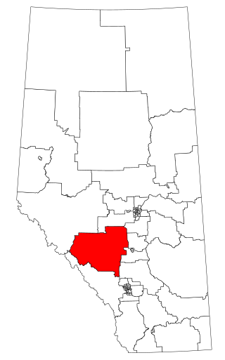 <span class="mw-page-title-main">Rimbey-Rocky Mountain House-Sundre</span> Provincial electoral district in Alberta, Canada