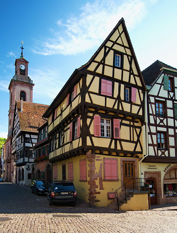 Riquewihr достопримечательности фотографии Эльзас, Франция