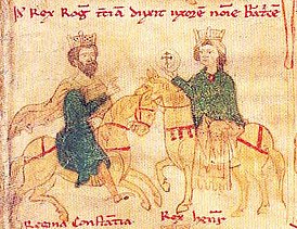 Roger II tapaa Beatrice of Rethel (Peter of Eboli)