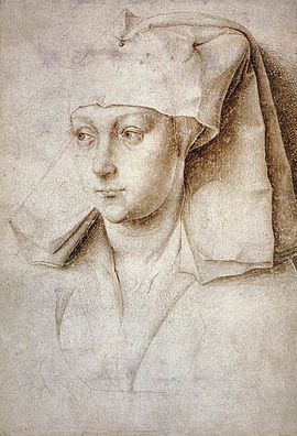 Rogier van der Weyden - Potret Wanita Muda - WGA25729.jpg