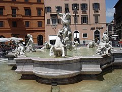 Piazza Navona, Neptunuksen suihkulähde