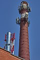 * Nomination Old factory chimney with modern antennas on it --Knopik-som 12:55, 28 June 2021 (UTC) * Promotion  Support Good quality. --Steindy 19:44, 28 June 2021 (UTC)