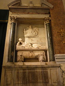 Tomb of Cardinal Willem van Enckevoirt S M d Anima - controfacciata, Willem van Enckevoirt P1100338.JPG