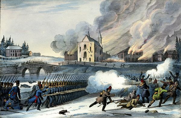 The Battle of Saint-Eustache was the final battle of the Lower Canada Rebellion.