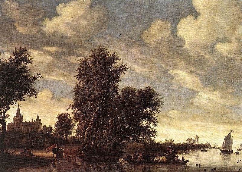 File:Salomon van Ruysdael - The Ferry Boat - WGA20564.jpg