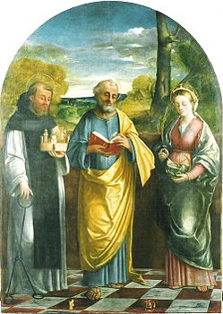 San Marco entre San Leonardo et Santa Caterina d'Alessandria, Francesco Beccaruzzi.jpg