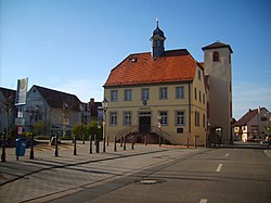 Skyline of Sandhausen