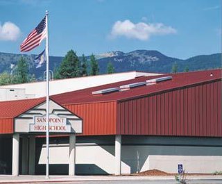 Sandpoint High School Public "`uniq--ref-00000025-qinu`" school in Sandpoint, Idaho, U.S.