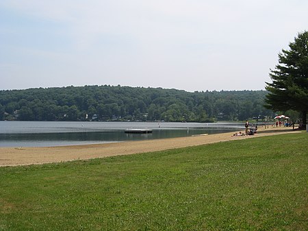 Sandy Beach, Crystal Lake, Ellington Connecticut USA.JPG