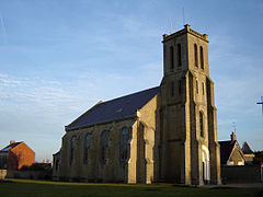 Iglesia de Saint-Martin en Sangatte.