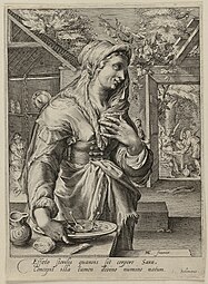 Sara, żona Abrahama, 1595–1599