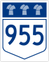 Highway 955 shield
