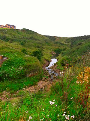 Scarborough Hills and the Sea Cut (Scalby Beck)