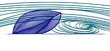 Diagram of the side profile of a shark denticle showing a vortex in the wake downstream of the denticle SeparationBubble.jpg