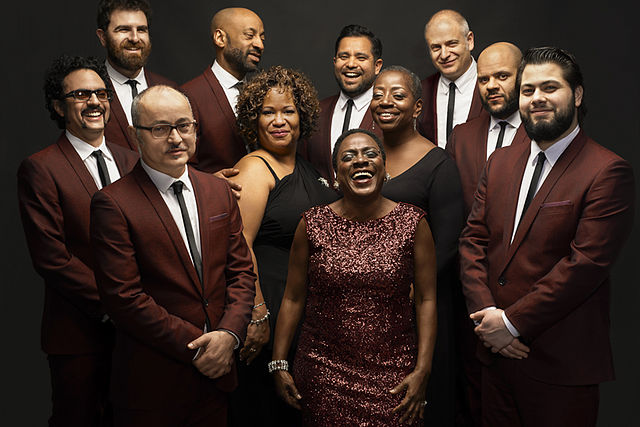 Sharon Jones and the Dap Kings pictured in 2015