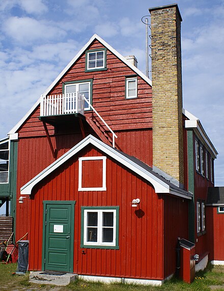 The former Colonial Manager's Home, now part of the Sisimiut Museum