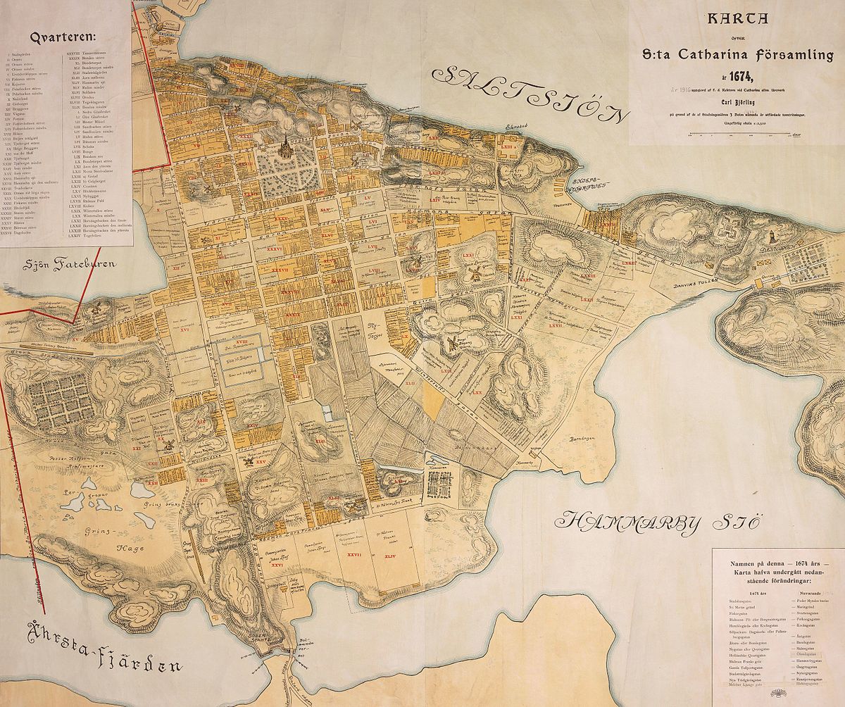 karta zinkensdamm Gator och tpå Södermalm – Wikipedia