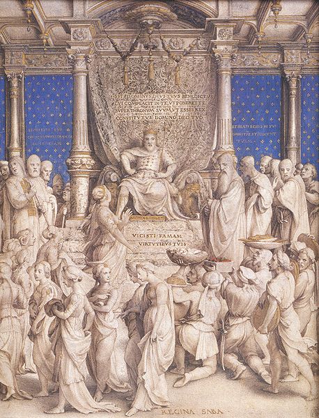 File:Solomon and the Queen of Sheba, by Hans Holbein the Younger.jpg