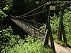 Suspension bridge in Slovak Paradise National Park