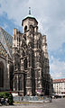 * Nomination The north tower of St. Stephen's Cathedral, Vienna. --MrPanyGoff 15:58, 19 June 2012 (UTC) * Promotion  Comment Looks like it has minor green CA on the upper part, but nevertheless QI to me. --Iifar 16:31, 19 June 2012 (UTC)