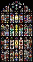 The east window, with no human figures