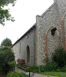 The church has a south aisle. St Symphorian's Church, Durrington Hill, Durrington (South Aisle) (May 2013).JPG